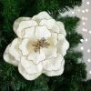 Northlight 24" Glittered Cream Magnolia Christmas Stem Spray 1 Northlight 24" Glittered Cream Magnolia Christmas Stem Spray -Northlight Christmas Store GUEST 3c1e70a9 2d63 45bd 80bc 6305a153243f