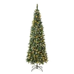National Tree Company First Traditions Pre-Lit LED Slim Snowy Oakley Hills Artificial Christmas Tree Warm White Lights -Northlight Christmas Store GUEST 3cd062ca 6eff 4b7f b3d6 e151e4d648cb