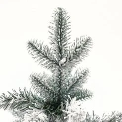 LuxenHome 3Ft Pre-Lit LED Artificial Flocked Fir Christmas Tree with Metal Pot -Northlight Christmas Store GUEST 3ce9b3d2 71e6 49dd 81e7 e51770d5fb1d