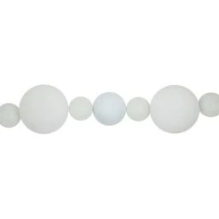 Northlight 6' White Shatterproof Ball 3-Finish Christmas Garland -Northlight Christmas Store GUEST 3d06a199 edcc 4aba 8f82 a4c7c9766f31