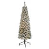 Nearly Natural 5’ Flocked Pencil Prelit LED Artificial Christmas Tree -Northlight Christmas Store GUEST 3d44064e f2f9 4272 84be 91c6ad5d7afb