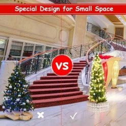 Costway 5'/6'/7'/8' /9' PVC Artificial Pencil Christmas Tree Slim Green -Northlight Christmas Store GUEST 3da07433 417d 4408 856c be620f6f7a0a