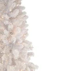 Northlight 6.5' Pre-Lit Medium Flocked Norway Pine Artificial Christmas Tree, Warm White LED Lights -Northlight Christmas Store GUEST 3eff9f25 4438 4f49 9bb4 bfeb641ae4ce