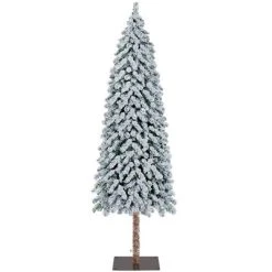 Yaheetech Snow Flocked Artificial Christmas Tree with Lights for Home Party -Northlight Christmas Store GUEST 3f100663 c309 4057 9dd3 5be1718adccb