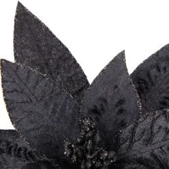 Northlight 25" Black Glittered Poinsettia Christmas Floral Stem Spray -Northlight Christmas Store GUEST 3fdb79c9 df83 4e4b ab98 6fce277d5d7e