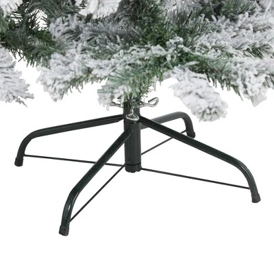 5ft Nearly Natural Pre-Lit LED Flocked Rock Springs Spruce Artificial Christmas Tree Clear Lights 5 5ft Nearly Natural Pre-Lit LED Flocked Rock Springs Spruce Artificial Christmas Tree Clear Lights - Image 3