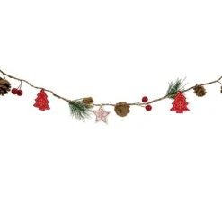 Northlight 6.5' Pre-Lit Tree, Stars and Pine Christmas Garland, Warm White LED Lights -Northlight Christmas Store GUEST 41bbfc0d b6db 420b 944d 07d2783bd3ee