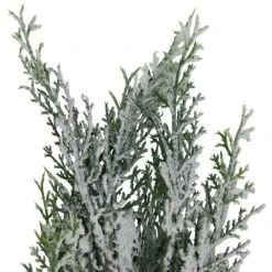 Allstate Floral 77" Snowed Cedar Twig Artificial Christmas Garland