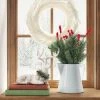 18.5" Metal Pitcher with Frosted Faux Greenery and Red Berries Christmas Artificial Plant Arrangement White - Wondershop™ -Northlight Christmas Store GUEST 42d1e581 0205 4112 853e 402b00d07a29