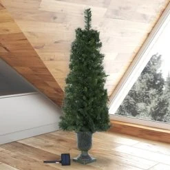 Vickerman 3' x 18" Solar Artificial Christmas Tree -Northlight Christmas Store GUEST 43438431 8b99 4006 baff 5b63269f85ac