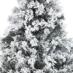 LuxenHome 7ft Pre-Lit LED Artificial Flocked Full Spruce Christmas Tree -Northlight Christmas Store GUEST 437f3bcc 8447 4e66 8f33 a3a9b87c444c