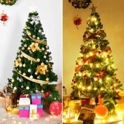 Costway Artificial PVC Christmas Tree W/Stand Holiday Season Indoor Outdoor Green -Northlight Christmas Store GUEST 438632f4 342f 45a8 ab23 9715700d1254