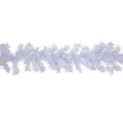 Northlight 9' x 10" Unlit White Canadian Pine Artificial Christmas Wreath - White 5 Northlight 9' x 10" Unlit White Canadian Pine Artificial Christmas Wreath - White - Image 3