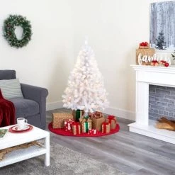 4ft Nearly Natural Pre-Lit LED White Artificial Christmas Tree Clear Lights -Northlight Christmas Store GUEST 462b377b 00af 425c 82f8 06aded60e7cc