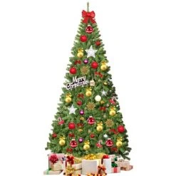Tangkula Artificial Christmas Tree PVC Hinged Spruce Xmas Tree with Branch Tips 25 Tangkula Artificial Christmas Tree PVC Hinged Spruce Xmas Tree with Branch Tips -Northlight Christmas Store GUEST 473ca046 0ed9 4f97 be8f b263f5a83cf5