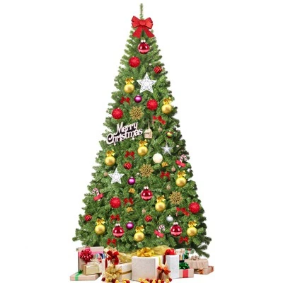 Tangkula Artificial Christmas Tree PVC Hinged Spruce Xmas Tree with Branch Tips 14 Tangkula Artificial Christmas Tree PVC Hinged Spruce Xmas Tree with Branch Tips - Image 12