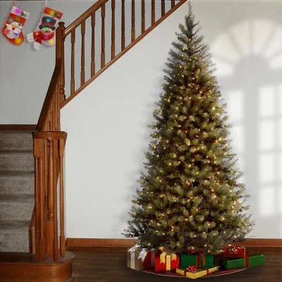 National Tree Company 6 ft Pre-Lit Artificial Slim Christmas Tree, Green, Aspen Spruce, White Lights, Includes Stand 3 National Tree Company 6 ft Pre-Lit Artificial Slim Christmas Tree, Green, Aspen Spruce, White Lights, Includes Stand