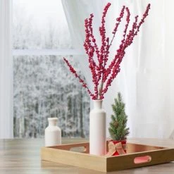 Northlight 40" Red Berries Artificial Christmas Twig Spray