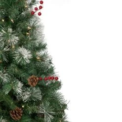 Northlight 4' Pre-Lit Frosted Carolina Berry Spruce Artificial Christmas Tree, Clear Lights -Northlight Christmas Store GUEST 479447cc f75c 474e 9edb 2bc2a26c092c