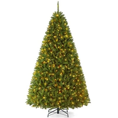 Yaheetech Pre-lit Ultra-Thick Artificial Christmas Tree Hinged Spruce Holiday Decoration, Green 12 Yaheetech Pre-lit Ultra-Thick Artificial Christmas Tree Hinged Spruce Holiday Decoration, Green - Image 10