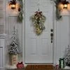 28" Battery Operated Pre-Lit LED Flocked Long Needle Pine Artificial Christmas Swag Warm White Dewdrop Lights - Wondershop™ -Northlight Christmas Store GUEST 4841d6c5 08b3 45b2 b3cb cf1b5cf68c13