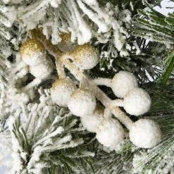 National Tree Company Artificial Christmas Garland, Green, Colonial Fir, With Flowers, Berry Clusters, Frosted Branches,9 Feet -Northlight Christmas Store GUEST 488c4619 f3d4 40c8 ad06 84f7b581bff7