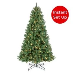 Best Choice Products 12ft Pre-Lit Instant No Fluff Artificial Spruce Christmas Tree w/ 1,250 LED Lights, 4,693 Tips -Northlight Christmas Store GUEST 48ce564f 7ae0 4115 a4cb bcad6234694f