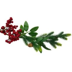 Northlight 5' x 4.75" Unlit Artificial Berries, Leaves and Pine Cones Christmas Garland -Northlight Christmas Store GUEST 4909ca6e 7227 486c bbe2 3c90ad12f1b3