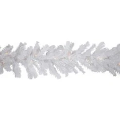 Northlight 9' x 12" Prelit Snow White Artificial Christmas Garland - Clear Lights -Northlight Christmas Store GUEST 4937e49a 61da 47fd 8cb1 fe63ec872edf 1
