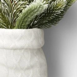 15" Hanging Knit Mitten with Flocked Greenery and Berries Christmas Artificial Plant White/Green - Wondershop™ -Northlight Christmas Store GUEST 4a691d95 8480 41c8 b746 f3e2a79157a6