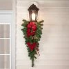 Northlight 30" Unlit Red Poinsettia and Gold Pine Cone Artificial Christmas Teardrop Swag -Northlight Christmas Store GUEST 4a7e71e9 62d7 4643 bdfa 0aaa0fabba56