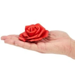 Juvale 100 Pack Red Foam Roses, 3 Inch Stemless Artificial Flowers for Crafts, Wall Decorations, Wedding Receptions, Faux Bouquets, Spring Decor -Northlight Christmas Store GUEST 4ae31d68 86a2 4f21 a37b b97c714b4084
