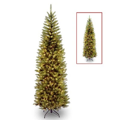 National Tree Company Pre-Lit LED Slim Kingswood Fir Artificial Christmas Tree Dual Color Lights 6 National Tree Company Pre-Lit LED Slim Kingswood Fir Artificial Christmas Tree Dual Color Lights - Image 4