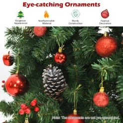 Tangkula Pre-lit Artificial Christmas Tree Includes LED Lights & Branch Tips -Northlight Christmas Store GUEST 4af51e08 7af4 4d5a b37c 23a230440a92