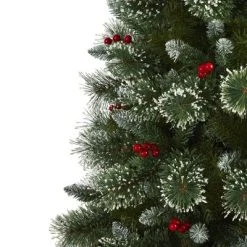 6ft Nearly Natural Pre-Lit LED Frosted Swiss Pine Artificial Christmas Tree Clear Lights -Northlight Christmas Store GUEST 4b289225 84e3 4928 96c2 d4f1bc1cd0d5