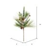 Vickerman 30" Ridgeville Pine Artificial Christmas Spray. Includes 3 sprays per pack.