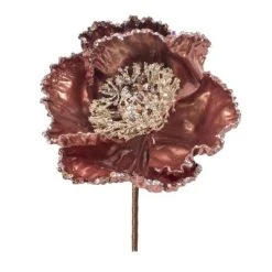 Vickerman 14" Pearl Poppy Spray -Northlight Christmas Store GUEST 4c32db17 9633 430b b48c 03c45b0f2456