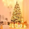 Tangkula Artificial Hinged Christmas Pines Tree Snow Flocked Decoration Tree -Northlight Christmas Store GUEST 4c8dfc17 d1fb 422c b2b9 fe2fba323333