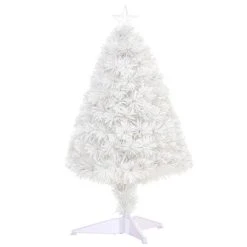 HOMCOM Tall Pre-Lit Douglas Fir Tabletop Artificial Christmas Tree with Realistic Branches, Fiber Optic LED Lights and Tips -Northlight Christmas Store GUEST 4cfa6db5 cdc0 454f 8d56 abd6307a2f45