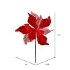 Vickerman 12" Velvet Poinsettia Mesh Aritificial Christmas Spray -Northlight Christmas Store GUEST 4d8ac8fa 89cd 46ea 86a7 ee75b38092b4