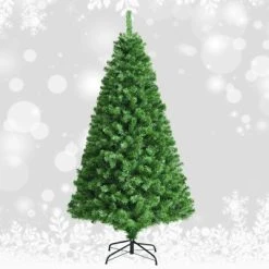 Tangkula Pre-lit Artificial Christmas Tree, Multi-Colored Fiber Optic Spruce Tree Artificial Xmas Tree -Northlight Christmas Store GUEST 4dd7f3fb 28b8 4270 9427 c187916dbbdf
