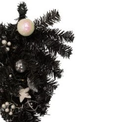 Northlight 20" Pre-lit Decorated Black Pine Artificial Teardrop Christmas Swag, Warm White LED Lights -Northlight Christmas Store GUEST 4fa25966 0cce 4dd9 95df 55b53120d667
