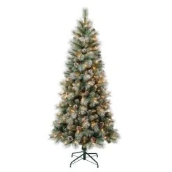 National Tree Company First Traditions Pre-Lit Perry Pine Hinged Artificial Christmas Tree Clear Lights -Northlight Christmas Store GUEST 4fbf088b e403 4d0e 937b 790dbccf137b