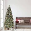 Puleo 6.5' Pre-Lit LED Snowy Valley Pine Artificial Christmas Tree Warm White Lights -Northlight Christmas Store GUEST 5076df0e 7a28 47f8 88b3 21f2b2a2f267