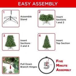 Best Choice Products 12ft Pre-Lit Instant No Fluff Artificial Spruce Christmas Tree w/ 1,250 LED Lights, 4,693 Tips -Northlight Christmas Store GUEST 511ba500 adb3 4dea 9569 15a672f1daed