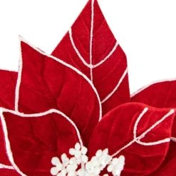 Northlight 20" Red and White Velvet Glittered Poinsettia Christmas Stem Spray 7 Northlight 20" Red and White Velvet Glittered Poinsettia Christmas Stem Spray -Northlight Christmas Store GUEST 5154e037 e5ee 491e bb97 39d583d0d168
