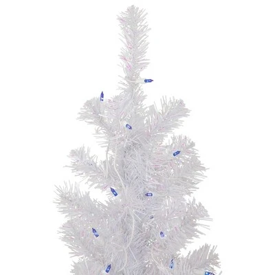 Northlight 4' Pre-lit Rockport White Pine Artificial Christmas Tree, Blue Lights 5 Northlight 4' Pre-lit Rockport White Pine Artificial Christmas Tree, Blue Lights - Image 3