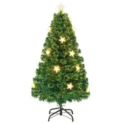 Tangkula 4/5/6/7 FT Artificial Christmas Tree Prelit Fiber Optic Xmas Tree w/ Warm White Lights 8 Light Modes -Northlight Christmas Store GUEST 52784700 2d67 480d 95ae 1bd30418a3da