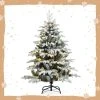 Tangkula Snow Flocked Christmas Tree, Pre-lit Artificial Xmas Tree w/ LED Lights & PE & PVC Branch Tips 1 Tangkula Snow Flocked Christmas Tree, Pre-lit Artificial Xmas Tree w/ LED Lights & PE & PVC Branch Tips -Northlight Christmas Store GUEST 52a2b3bf 8d31 4595 8a0b b6dc93c8d97a