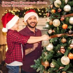 Costway 7.5FT Pre-Lit Artificial Christmas Tree 1242 Tips w/100 Ornaments and 250 Lights -Northlight Christmas Store GUEST 52c2a3a5 008c 4c4e 9ebd dff259ff6913